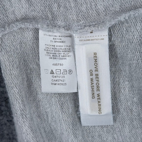 Lou & Grey Gray Open Front Long Sleeve Cardigan Duster Pockets Size S - Picture 4 of 6